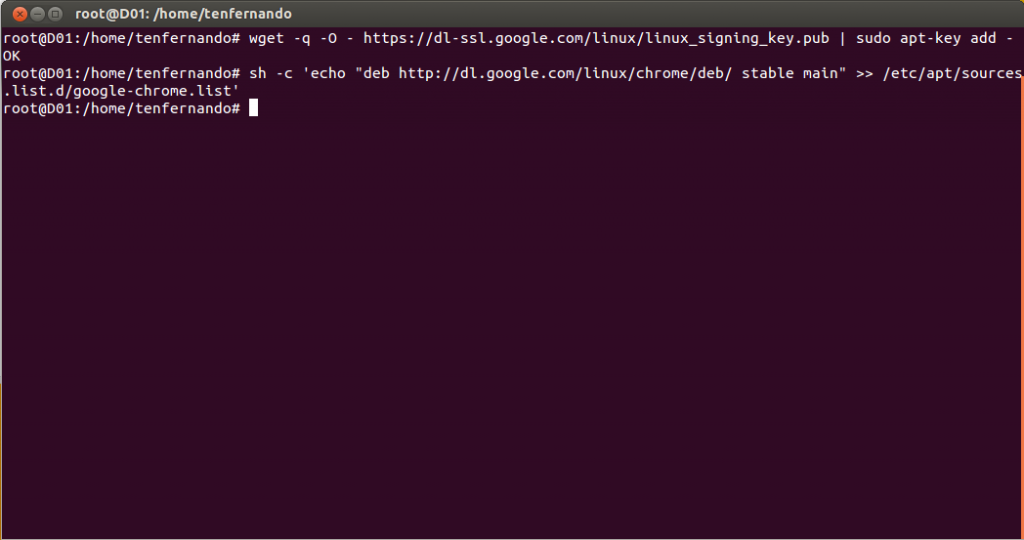 Instalando o Google Chrome no Ubuntu Linux