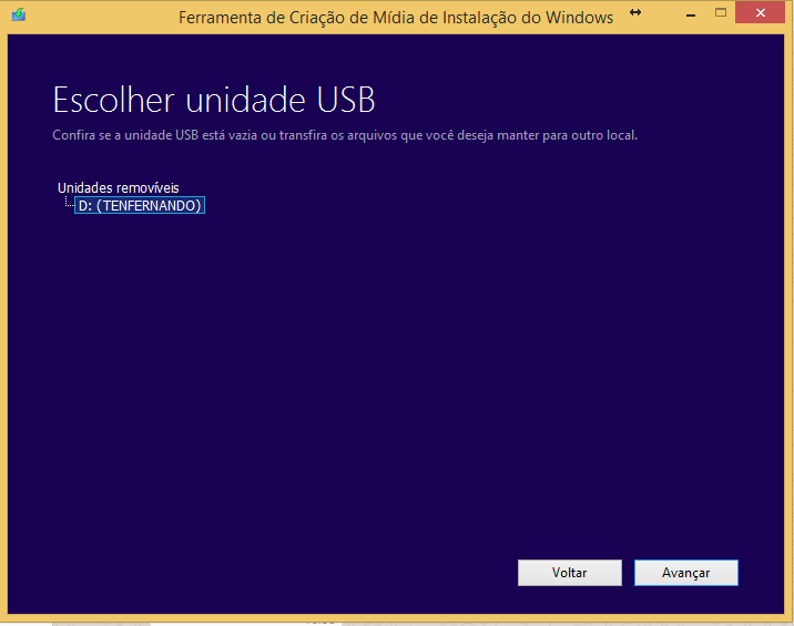 Identificando a Unidade Flash USB